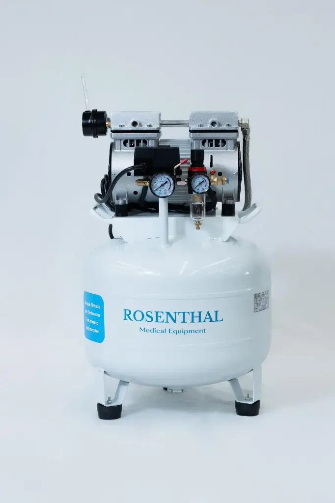 Compresor Dental ROSENTHAL Excellence Libre de Aceite 1.10HP 40L Vertical
