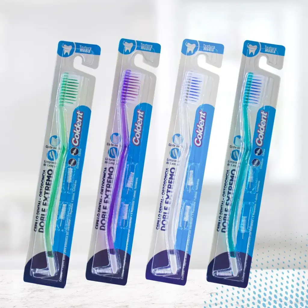 [CEPORT-2E] CEPILLO ORTODONCIA DOBLE EXTREMO ColdentCare 24pzas