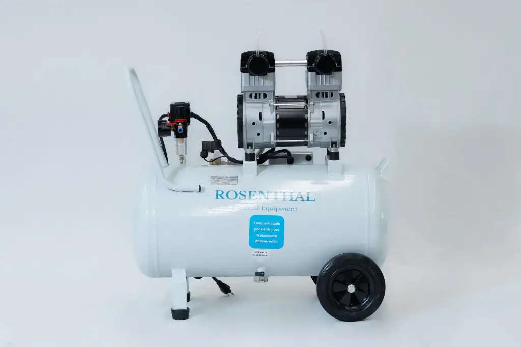 [2070H-TO] Compresor Dental ROSENTHAL Excellence Libre de Aceite 2.0HP 70L Horizontal
