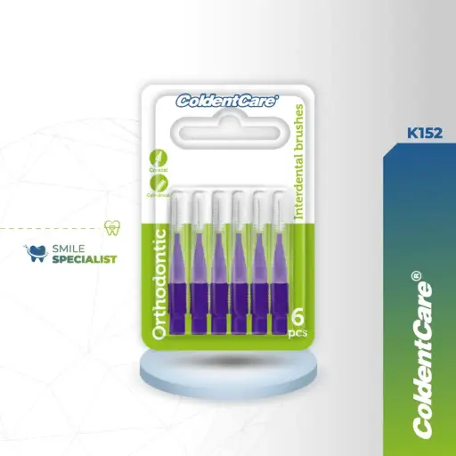 [CEPIN-X6] CEPILLO INTERDENTAL SENCILLO X6 ColdenCare - 24pzas